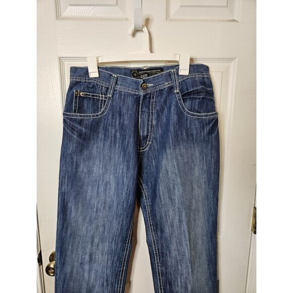 Vintage Y2K South Pole Denim Jeans 36x30 Hip Hop Thick Stitch Mens - Picture 2 of 11